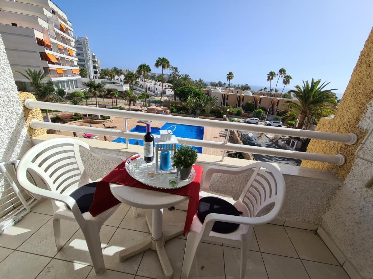 Borinquen Only 280 Meters To The Beach, Balcony With Sea View, Heated Pool, Wifi Playa de las Américas Exterior foto