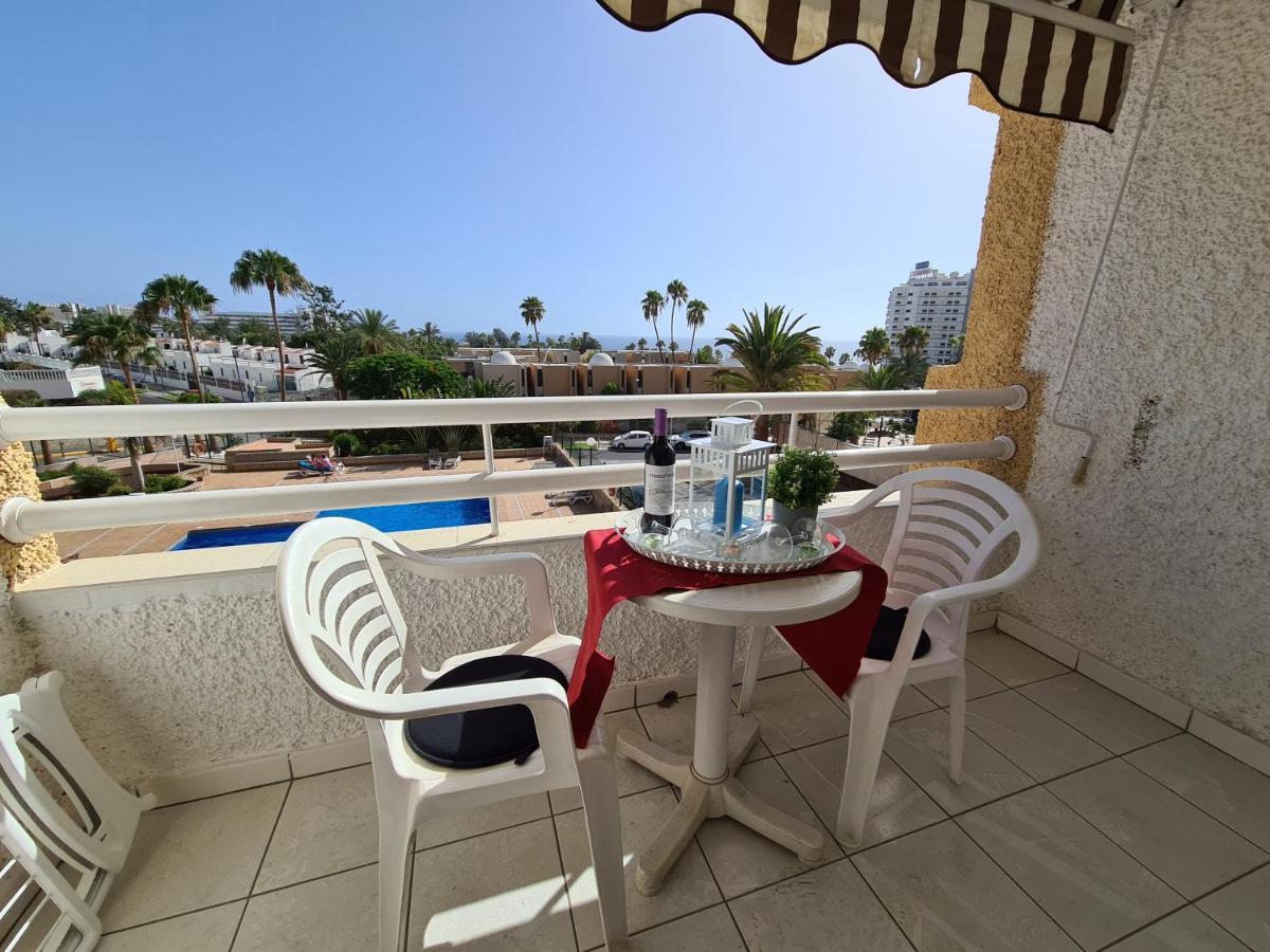 Borinquen Only 280 Meters To The Beach, Balcony With Sea View, Heated Pool, Wifi Playa de las Américas Exterior foto