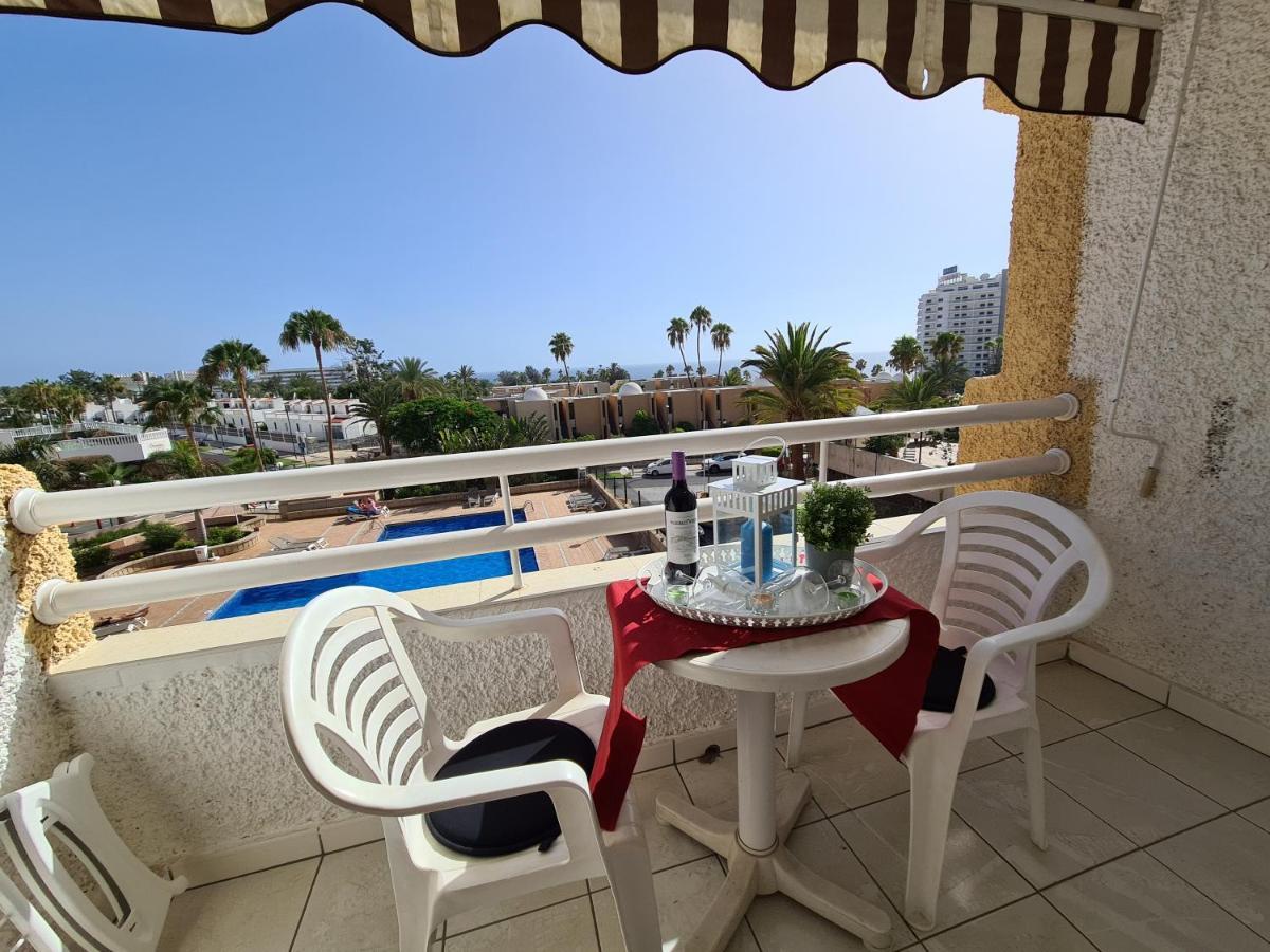 Borinquen Only 280 Meters To The Beach, Balcony With Sea View, Heated Pool, Wifi Playa de las Américas Exterior foto